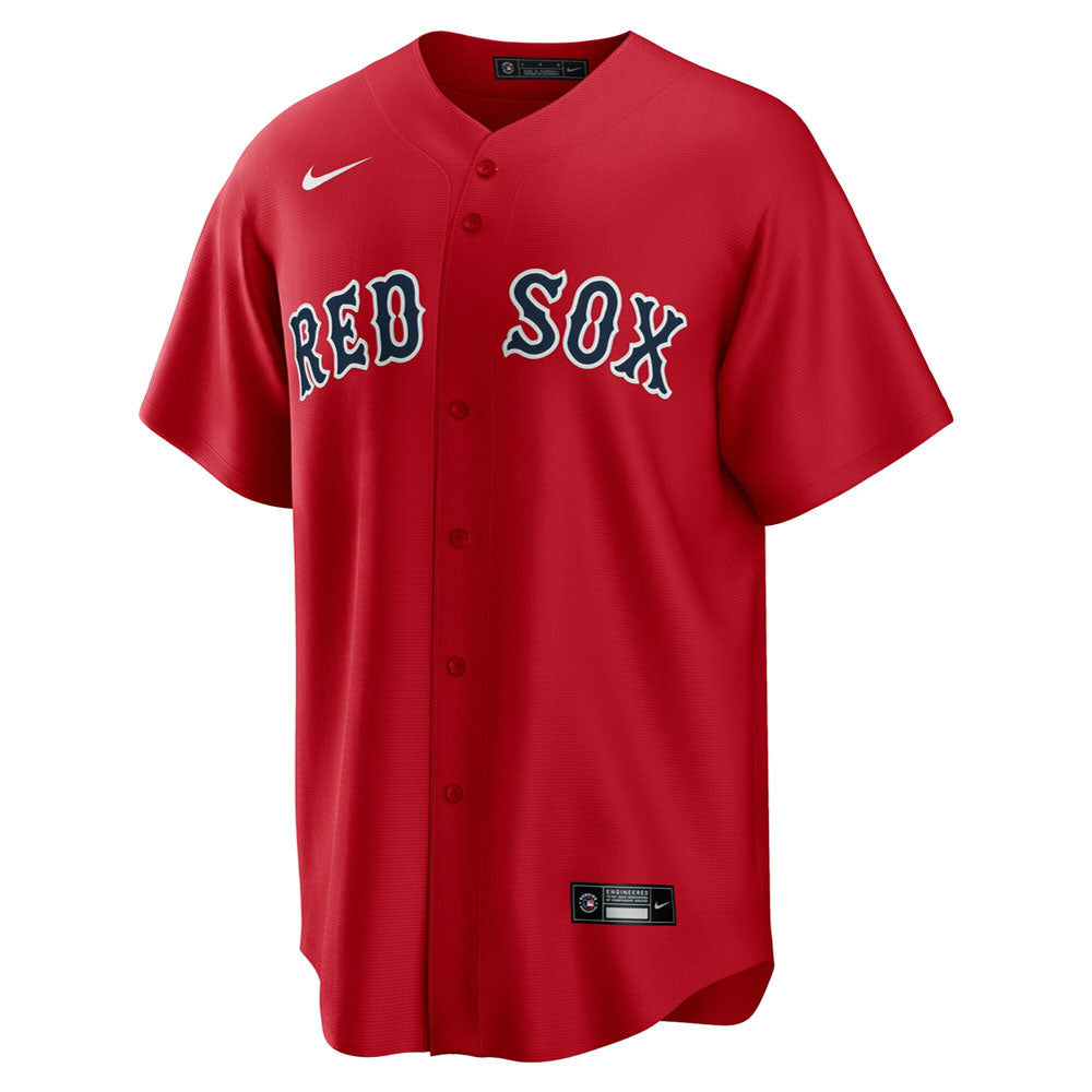 Men's Boston Red Sox J.D. Martinez Alternate Player Name Jersey - Red