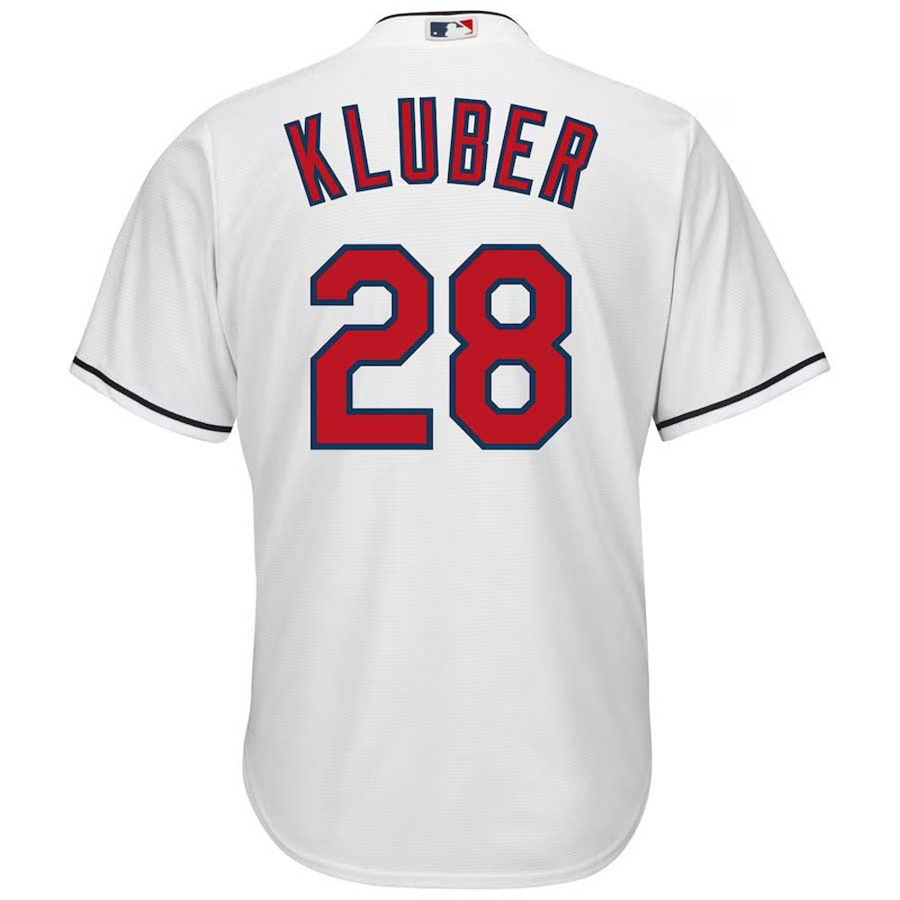 Youth Cleveland Indians Corey Kluber Replica Home Jersey - White