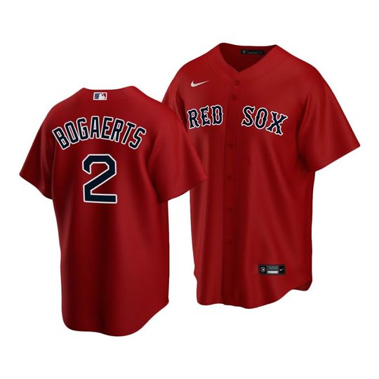 Mens Boston Red Sox Xander Bogaerts Cool Base Replica Jersey Red