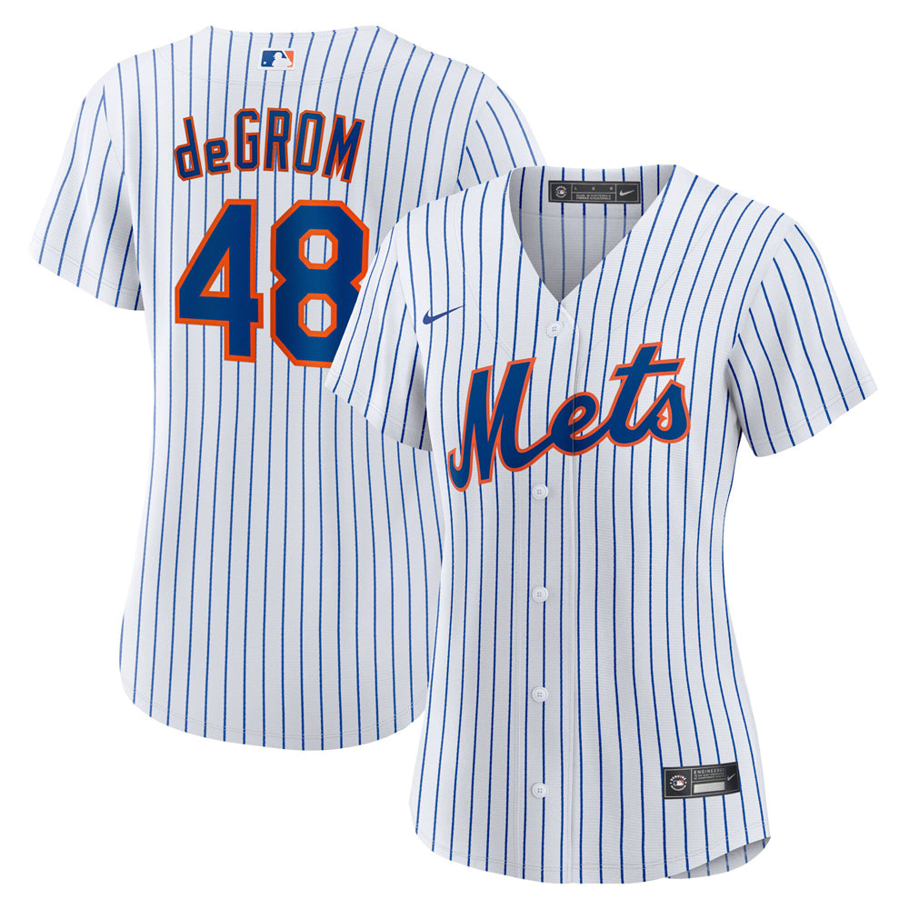 Women's New York Mets Jacob deGrom Home Player Jersey - White